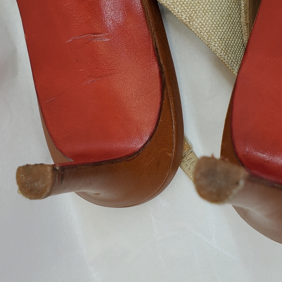 Christian Louboutin Slingback Pump Shoe Heel 39 9 - Picture 11 of 16